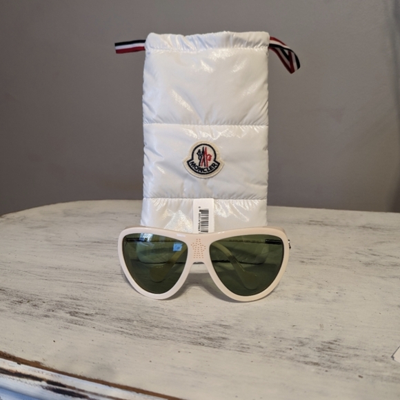 NEW Moncler Polarized Lens Aviator Sunglasses ML 0128 - Picture 13 of 13